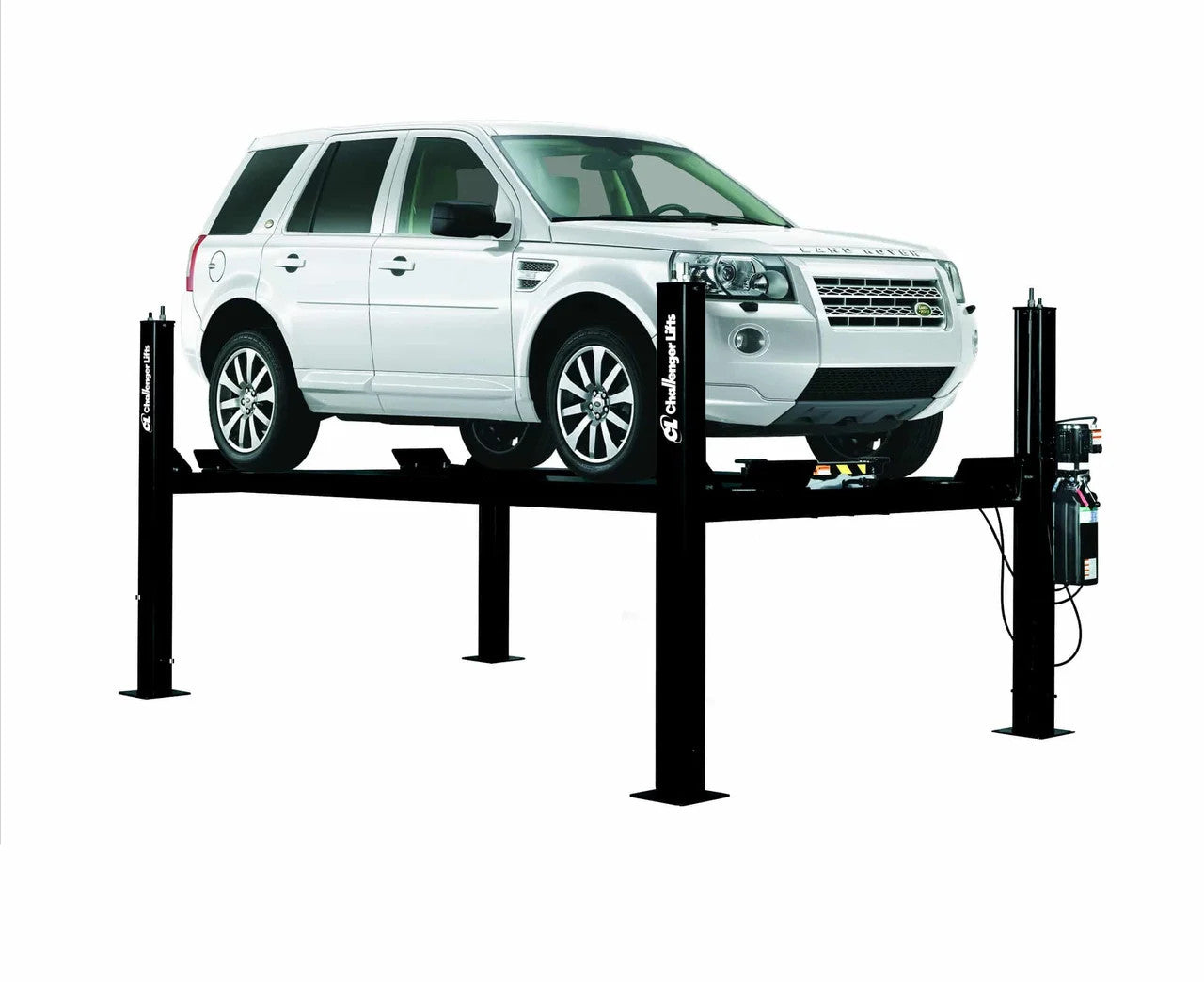 Challenger Lifts CL4P9W Four Post Home Car Lift 9,000 Lbs Wide Capacity