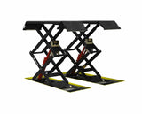 Challenger Lifts DX77R Vehicle Lift 7,700 Lbs Double Scissor Flush Mount Capacity