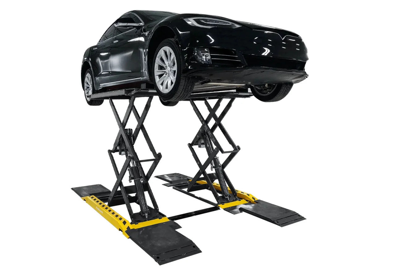 Challenger Lifts DX77 Vehicle Lift 7,700 Lbs Double Scissor Surface Capacity