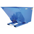 Vestil Steel Heavy Duty Self Dumping Hopper 1-1/2 Cubic Yard 6000 Lb. Capacity Blue- D-150-HD