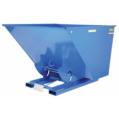 Vestil Steel Heavy Duty Self Dumping Hopper 1-1/2 Cubic Yard 6000 Lb. Capacity Blue- D-150-HD