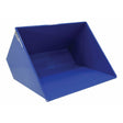 Vestil Steel Light Duty Self Dumping Hopper 3 Cubic Yard 2000 Lb. Capacity Blue- D-300-LD