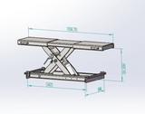 Katool Rolling Jack 5000 lbs Lifting Capacity RJ50 *Fits KT-4H110 lift and the KT-4H850*