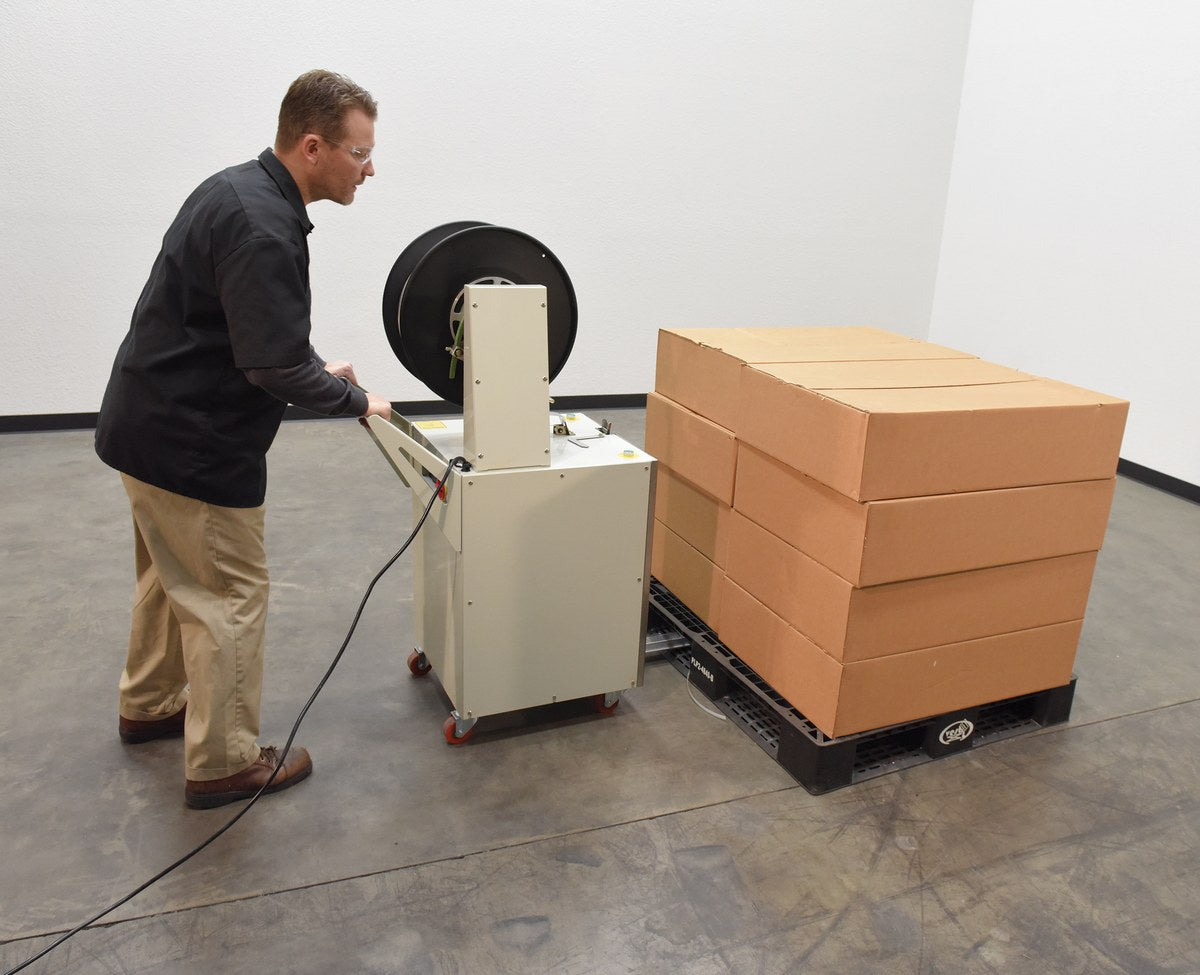 Vestil Semi-Automatic Pallet Probe Strapping Machine