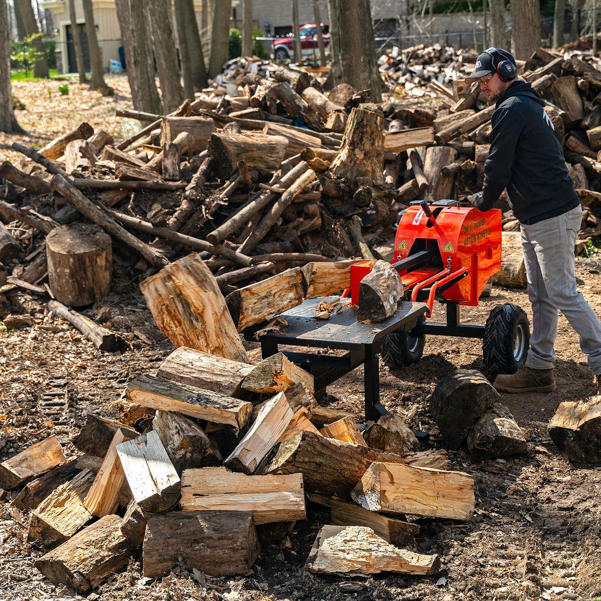 Detail K2 40 Ton Kinetic Log Splitter - OPS240