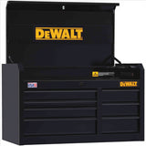 Dewalt 7-Drawer Chest, 41" X 21 In., Black DWTDWST24071