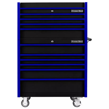 Extreme Tools DX Series 41"W x25"D 4 Drawer Top Chest & 6 Drawer Roller Cabinet Combo