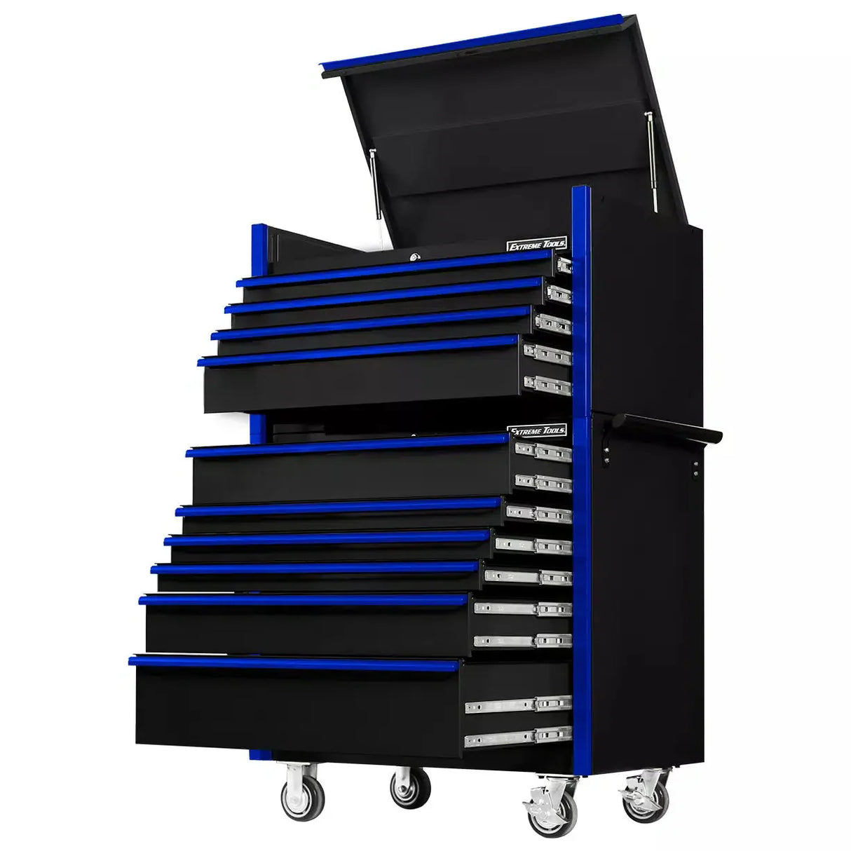 Extreme Tools DX Series 41"W x25"D 4 Drawer Top Chest & 6 Drawer Roller Cabinet Combo