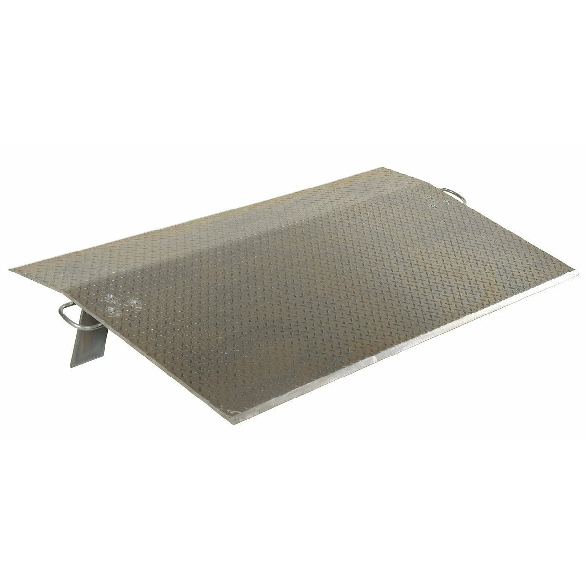 Vestil Aluminum Economizer Dock Plate 72 In. x 48 In. 1/2 In. Plate Thickness 5900 Lb. Capacity Silver- EH-7248