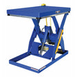 Vestil Steel Electric Hydraulic Lift Table 30 In. x 72 In. 4000 Lb. Capacity Blue- EHLT-3072-4-43