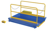 Vestil Ground Lift Scissor Tables with Handrails