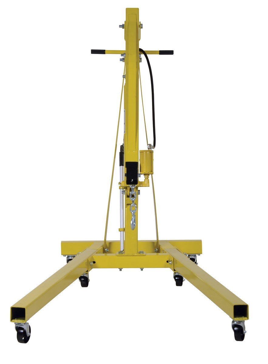 Vestil Air/Hand Pump Hydraulic Shop Crane