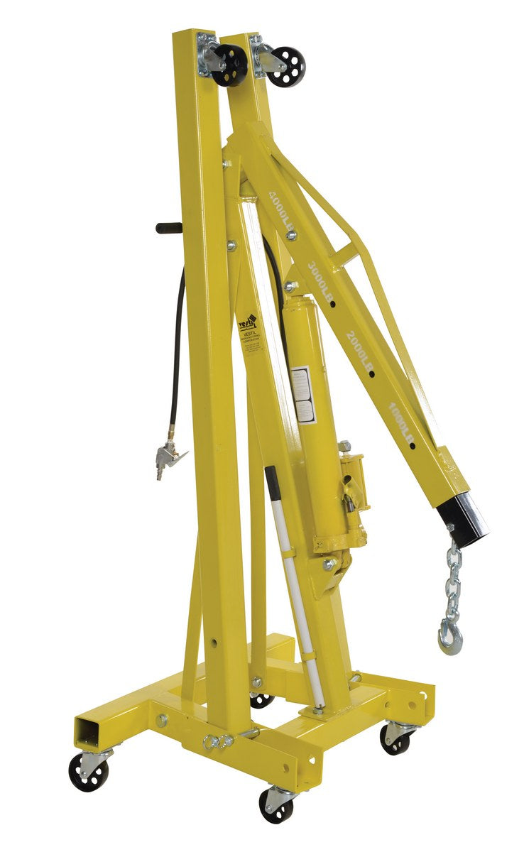 Vestil Air/Hand Pump Hydraulic Shop Crane