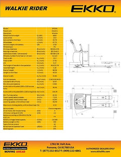 EKKO Rider Pallet Jack EP30A