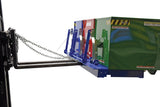 Vestil Triple-Bin Recycling Hopper