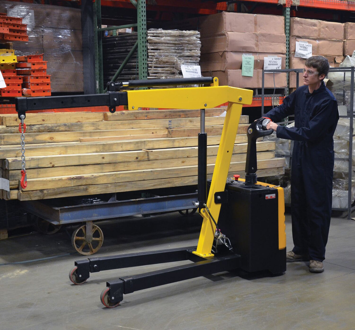 Vestil Electric Powered Floor Cranes