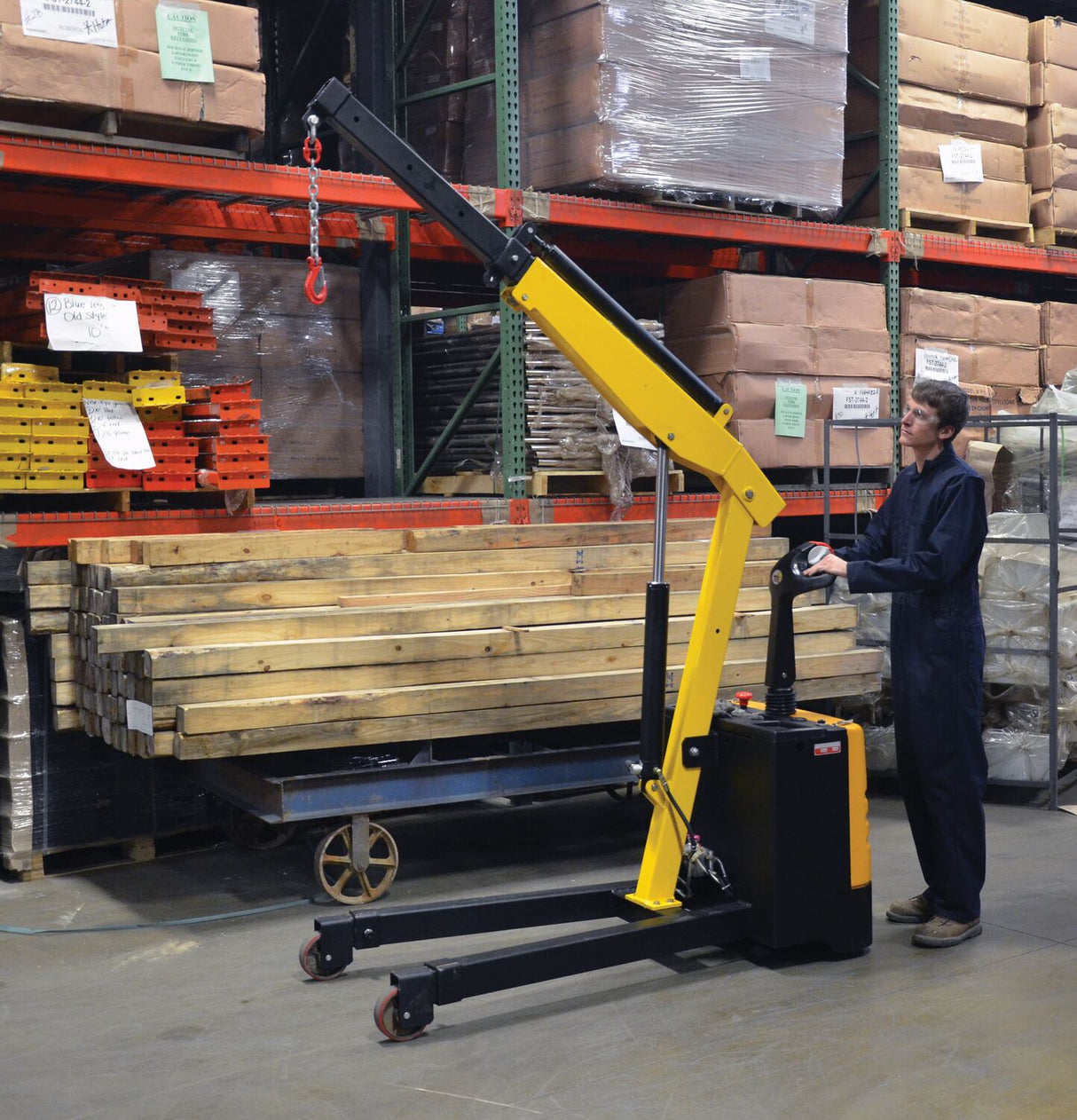 Vestil Electric Powered Floor Cranes