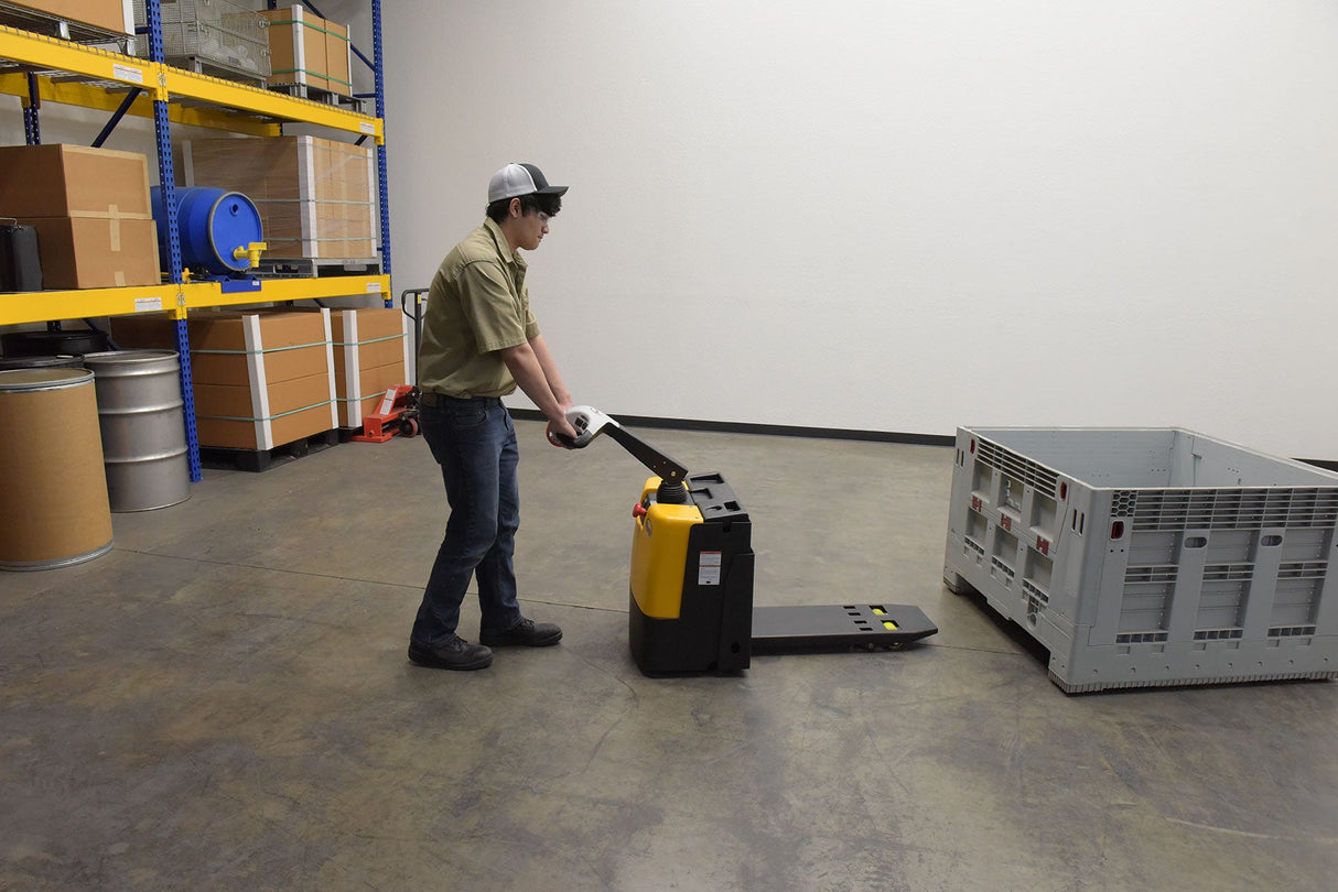 Vestil Electric Pallet Truck with Single Fork