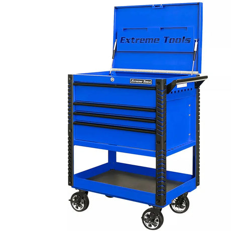 Extreme Tools EX Series 33" 4 Drawer Deluxe Tool Cart w/ Bumpers