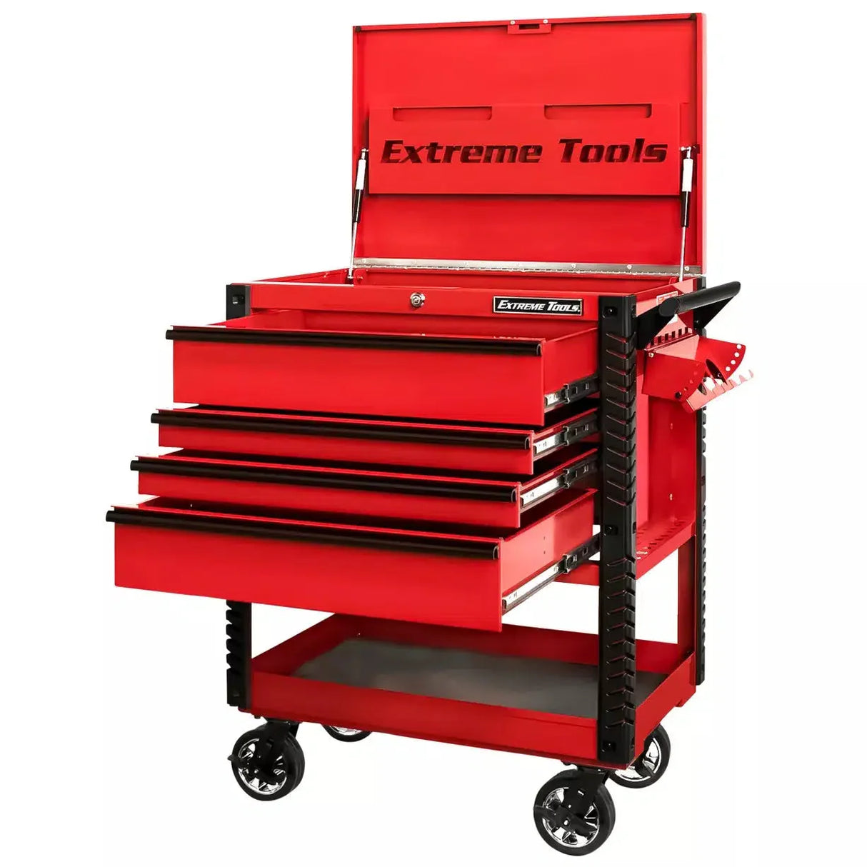 Extreme Tools EX Series 33" 4 Drawer Deluxe Tool Cart w/ Bumpers
