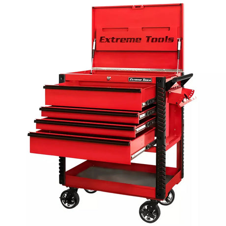 Extreme Tools EX Series 33" 4 Drawer Deluxe Tool Cart w/ Bumpers