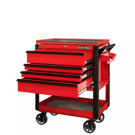 Extreme Tools EX Series 33" 4 Drawer Deluxe Tool Cart w/ Bumpers