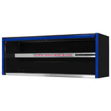 Extreme Tools Exq Series 72"W X 30"D Professional Extreme Power Workstation Hutch  Blue W Black Handle EXTEX7201HCQBLBK