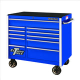 Extreme Tools 41" 11-Drawer Roller Cabinet, Blue EXTRX412511RCBL