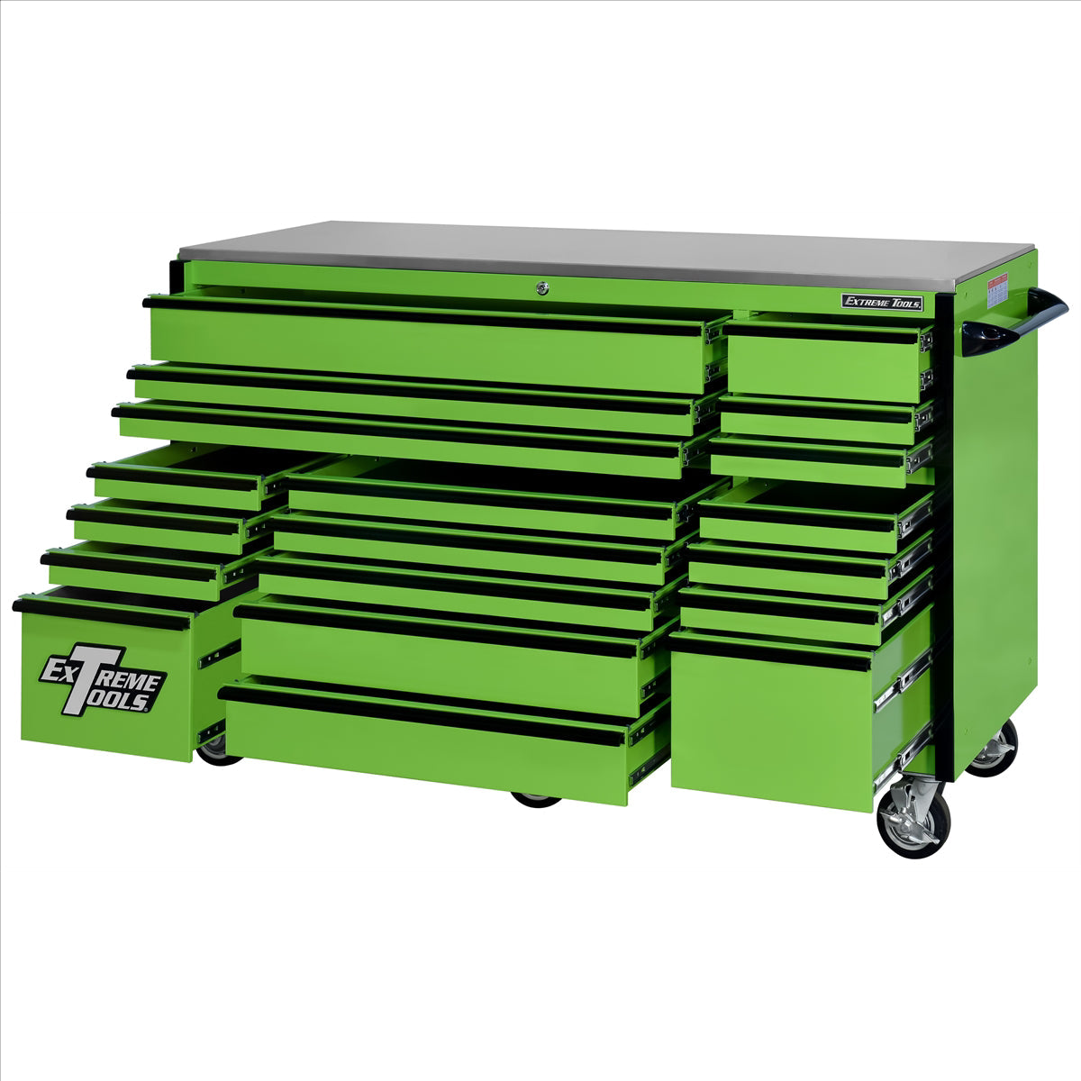 Extreme Tools Rx Series-Drawer Green Black-Drawer EXTRX722519RCGNBK-X