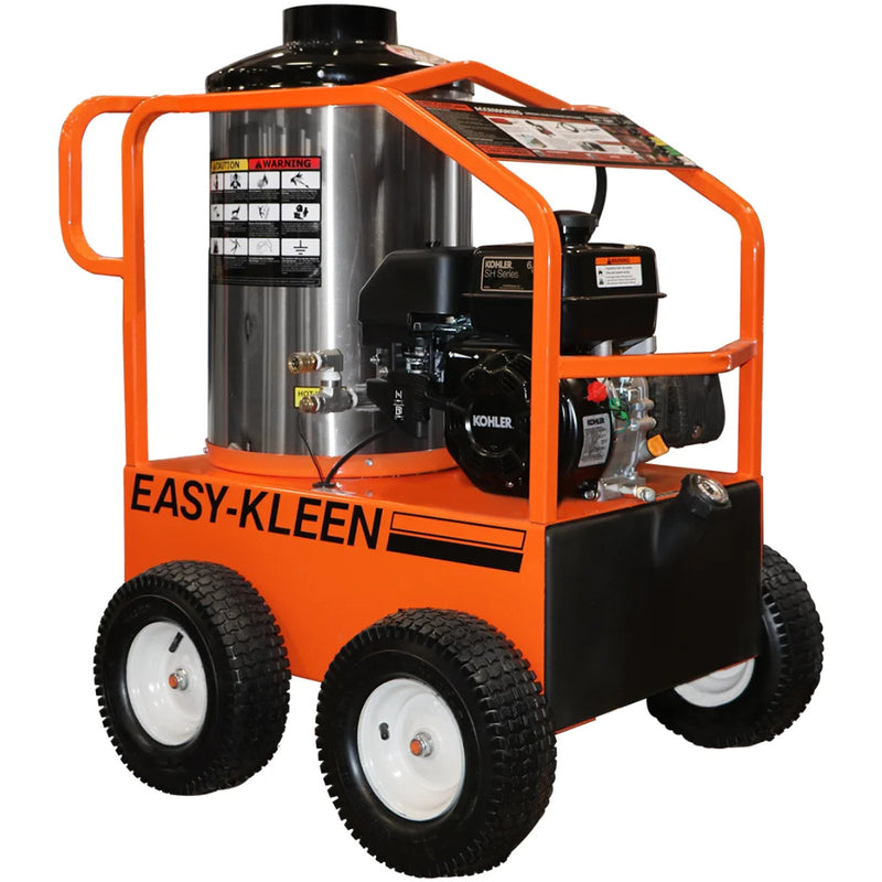 Easy Kleen 2700 PSI 3 GPM Kohler 6.5 Hp Recoil Start Gasoline Driven Hot Water Pressure Washer EZO2703G