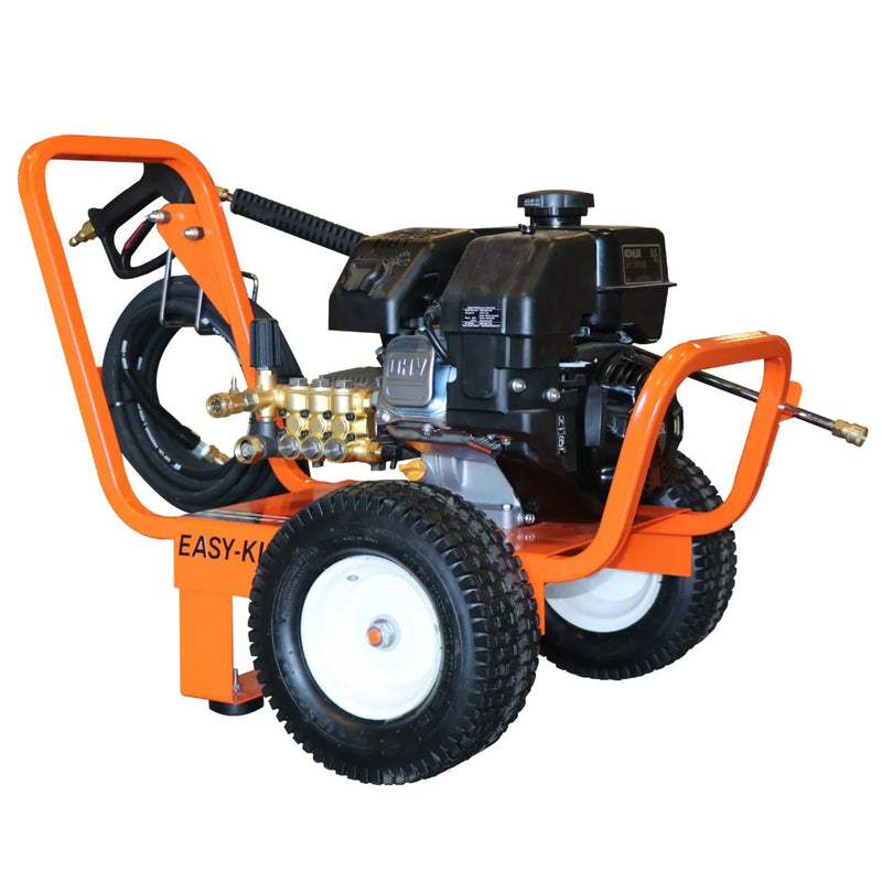 Easy Kleen Commercial 2700 PSI @ 3.0 GPM Direct Drive 6.5HP Kohler Engine Triplex Plunger Cold Gas Pressure Washer AS327GK