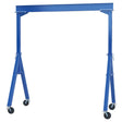 Vestil Fixed Steel Gantry Cranes with Total Locking Casters