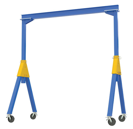 Vestil Fixed Height Steel Gantry Cranes with Total Locking Casters - Knockdown