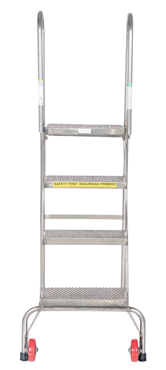 Vestil Folding Ladders with Wheels