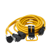 Firman 1105 25' Heavy Duty L5-30P to (3) 5-20R Power Cord With Storage Strap