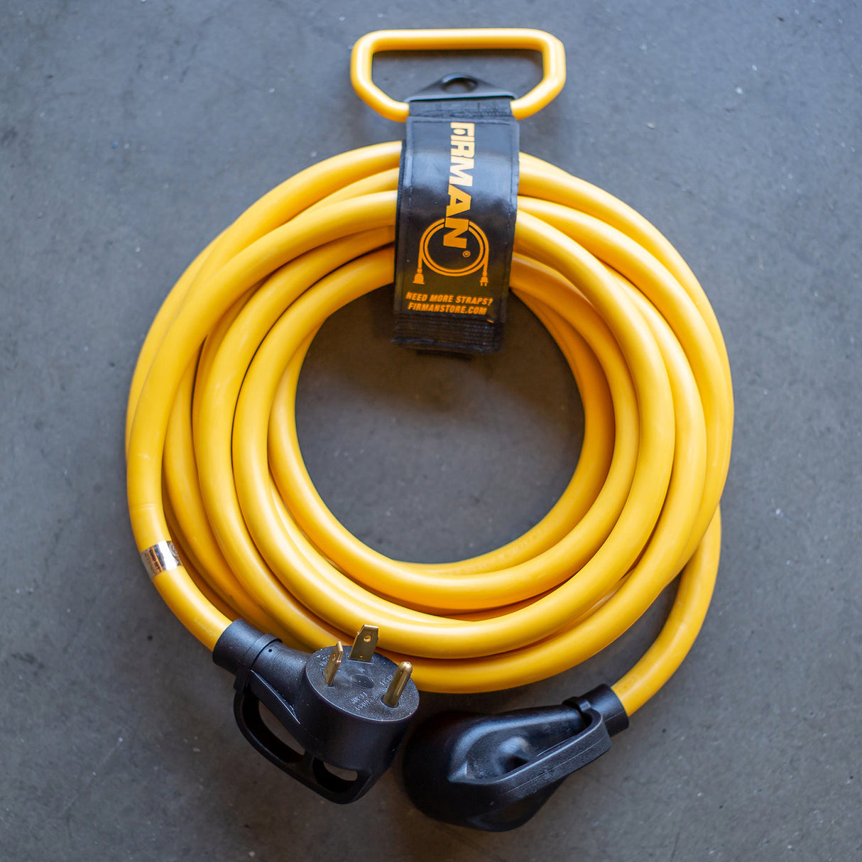 Firman 1110 25' Heavy Duty TT-30P to TT-30R Power Cord With Storage Strap