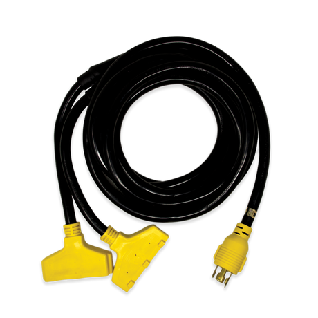 Firman 1135 Power Cord, L14-30P to (6) 5-20R, 18 ft