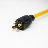 Firman 1160 Heavy Duty L14-30P to (4) 5-20R Short Power Cord With Attachment Clips