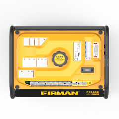 Firman P03606 Gas Portable Generator 4550W Recoil Start 120/240V