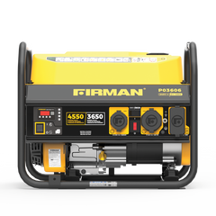 Firman P03606 Gas Portable Generator 4550W Recoil Start 120/240V