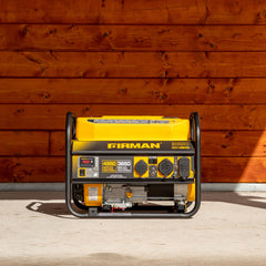 Firman P03606 Gas Portable Generator 4550W Recoil Start 120/240V