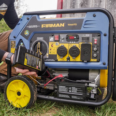 Firman T04073 Tri Fuel Portable Generator 4000W Electric Start 120/240V with CO ALERT