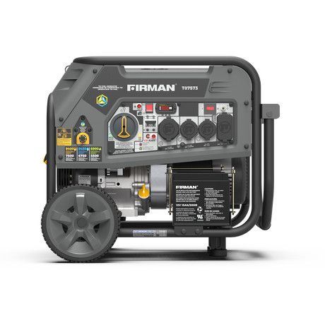 Firman T07573 Tri Fuel Portable Generator 9400W Electric Start 120/240V with CO Alert