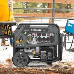 Firman T07573 Tri Fuel Portable Generator 9400W Electric Start 120/240V with CO Alert