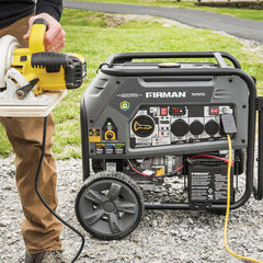 Firman T07573 Tri Fuel Portable Generator 9400W Electric Start 120/240V with CO Alert