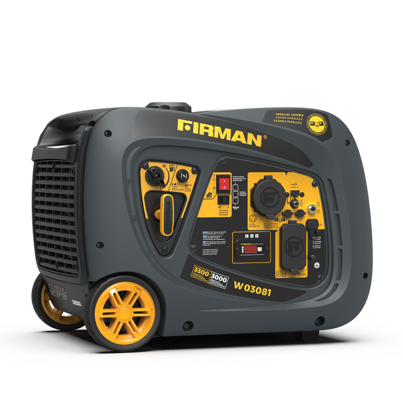 Firman W03081 Inverter Gas Portable Generator 3300W Recoil Start