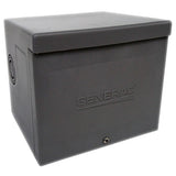 Generac 30 Amp Power Inlet Box, 125/250V, raintight resin, NEMA L14-30 with spring-loaded flip lid
