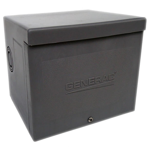 Generac 30 Amp Power Inlet Box, 125/250V, raintight resin, NEMA L14-30 with spring-loaded flip lid