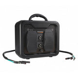 
A black Generac Parallel Cable Kit with a built-in handle and two heavy-duty, 2-foot cables. The kit is designed to connect two iQ3500 or GP3000i inverter generators.