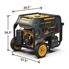 Firman H07553 Dual Fuel Portable Generator 9400W Electric Start 120/240V with CO Alert